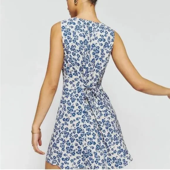Reformation Rilynn Floral Mini Dress 8 - Picture 6 of 7
